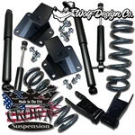 1999-2006 Silverado Sierra 2/4 Lowering Kit Drop Coils Shackles Hangers V8. Fixed Price $700.00.