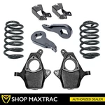 Maxtrac 3"/4" Drop Lowering Kit With Spindles Fits 2000-2006 Chevy Tahoe. Fixed Price $673.91.