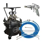 Pro-tek 7105M 2-1/2 Gallon Rustproofing System With Spray Gun, Hose, Wands. Fixed Price $1222.30.