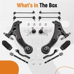 14 Pcs Suspension Front Lower Control Arm Tie Rods For Toyota Camry 2007 - 2011. Fixed Price $100.97.