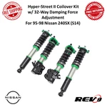 REV9 Hyper-street Ii Coilover Kit W/ 32-WAY Damping For 95-98 Nissan 240SX (S14). Fixed Price $565.00.