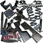 1988-1998 Obs Chevy Lowering Kit C1500 Silverado 5/7 Drop Spindles Coils. Fixed Price $1100.00.