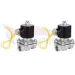 2PCS 1/2" Npt Air Suspension Electric Solenoid Valve Stainless Steel 110-120V. Fixed Price $48.42.