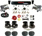 Chrome 3/8" Manual Air Ride Kit With Dloe Valves Fits 1973 96 Gm B-body. Fixed Price $1559.69.