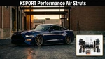 Open Box Ksport Air Ride Suspension Bag Strut Kit Ford Mustang S550 S650 2015-26. Fixed Price $1335.00.