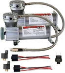 Airmaxxx Dual 400 Pewter Compressors Kit 90/120 Psi Switch Relays Ride. Fixed Price $300.68.
