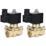 2PCS 3/4" Npt Valve Electric Solenoid Brass Gas Water Air N/c 110-120V. Fixed Price $43.99.