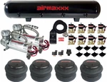 Airmaxxx 480 Chrome Compressors 2600 Bags 1/2"NPT Valves 7 Switch Tank Kit. Fixed Price $849.98.