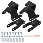 4" Drop Hanger Shackles Lowering Kit For Chevy C10 2WD 1973-1987 Short Box. Fixed Price $81.50.