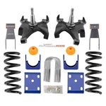 Front Rear 7-8" Drop Kit For Chevrolet Gmc C1500 88-98 W/1.25" Rotors V8. Fixed Price $451.60.