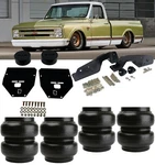 Chevrolet C10 1963-1972 Front & Rear Brackets With React Notch SS-7 Bags. Fixed Price $940.90.