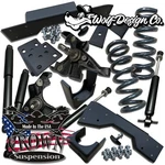 2 Door Tahoe Lowering Kit 5/7 Drop Coils Springs Spindles Flip Shocks. Fixed Price $1170.00.