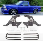 Mcgaughys Front 2" & Rear 3" Drop Spindles Blocks 1982-2003 Chevy S-10 Truck. Fixed Price $375.90.