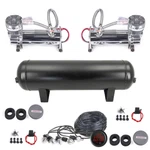 200 Psi Air Compressor 2PCS + 4 Gallon Tank With Five Display Ride Gauge. Fixed Price $325.81.