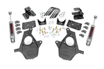 Rough Country 2" Front 4" Rear Lowering Kit For 14-18 Chevy/gmc 1500 2WD 71630. Fixed Price $489.95.