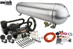 Viair 480C Dual Pack Black Suspension Compressor 200 Psi With Tank & Wiring. Fixed Price $1094.90.