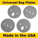 Gsi 4 Universal Bag Plates Upper & Lower Single Port 2600. Fixed Price $25.00.