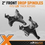 2" Drop Spindles For Chevy Silverado Gmc Sierra C1500 2WD 88-98 W/ 1.25" Rotors. Fixed Price $140.31.
