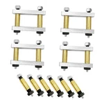 Heavy Duty Upgrade Kit Trailer Shackles Tandem Axle 3.125". Fixed Price $106.14.