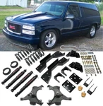 Gmc Yukon 2DR 2WD 1995-1999 4" Front 5" Rear Lowering Drop Kit With Shocks. Fixed Price $1375.25.