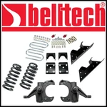 Belltech 4" Front & 6" Rear Lowering Kit 73-87 Silverado C10 Sierra C15 Std Cab. Fixed Price $1051.00.