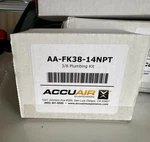Accuair 3/8" Fitting Plumbing Kit Hardware Lower AA-FK38-38NPT New 03BB3. Fixed Price $100.00.