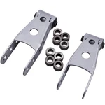 2''-3" Rear Drop Shackles Kit For Chevy Silverado Gmc Sierra C1500 1988-18. Fixed Price $35.12.