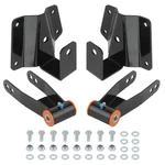 4" Rear Shackles Hangers Drop Lowering Kit For Silverado Sierra 1500 2WD 99-06. Fixed Price $140.99.